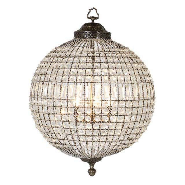 Chandelier Kasbah Kugel L, brass finish, Eichholtz