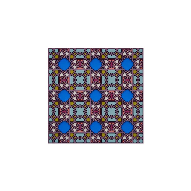 Untersetzer DENIA indigo 9x9cm Silikon Coaster