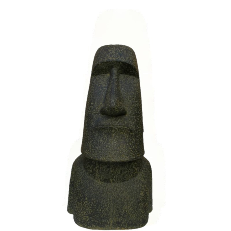 Gartenfigur Moai Kopf 120cm gegossen winterhart