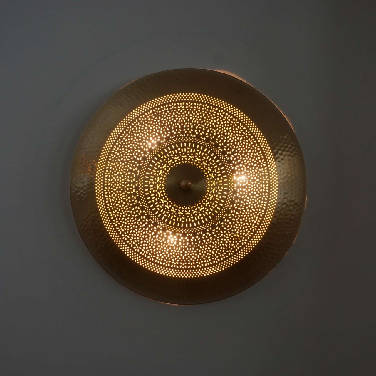Marama Safi 60cm Gold - Orientalische Wandlampe, Handgefertigt und beleuchtet