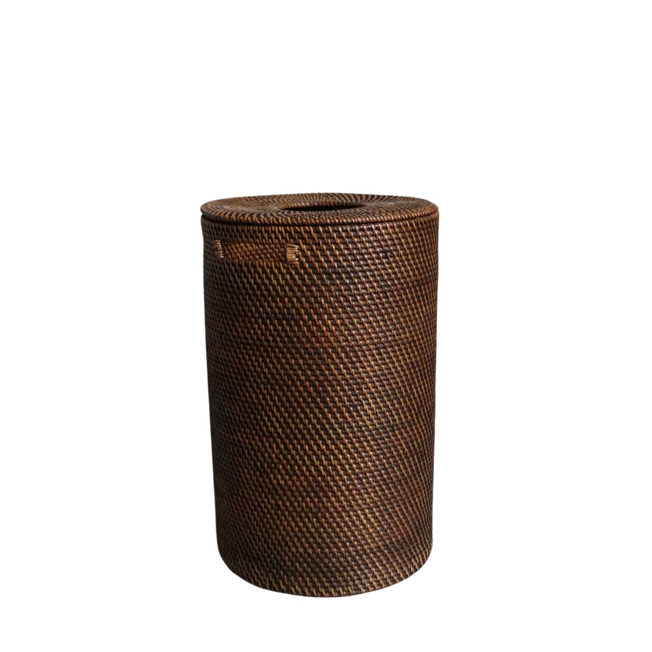 Wäschekorb S Modern Round 55 cm Rattan und Bambus
