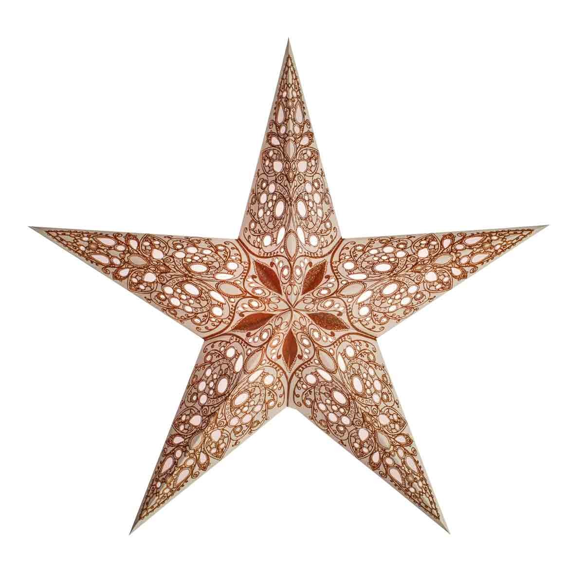 Papierstern starlightz raja copper size M