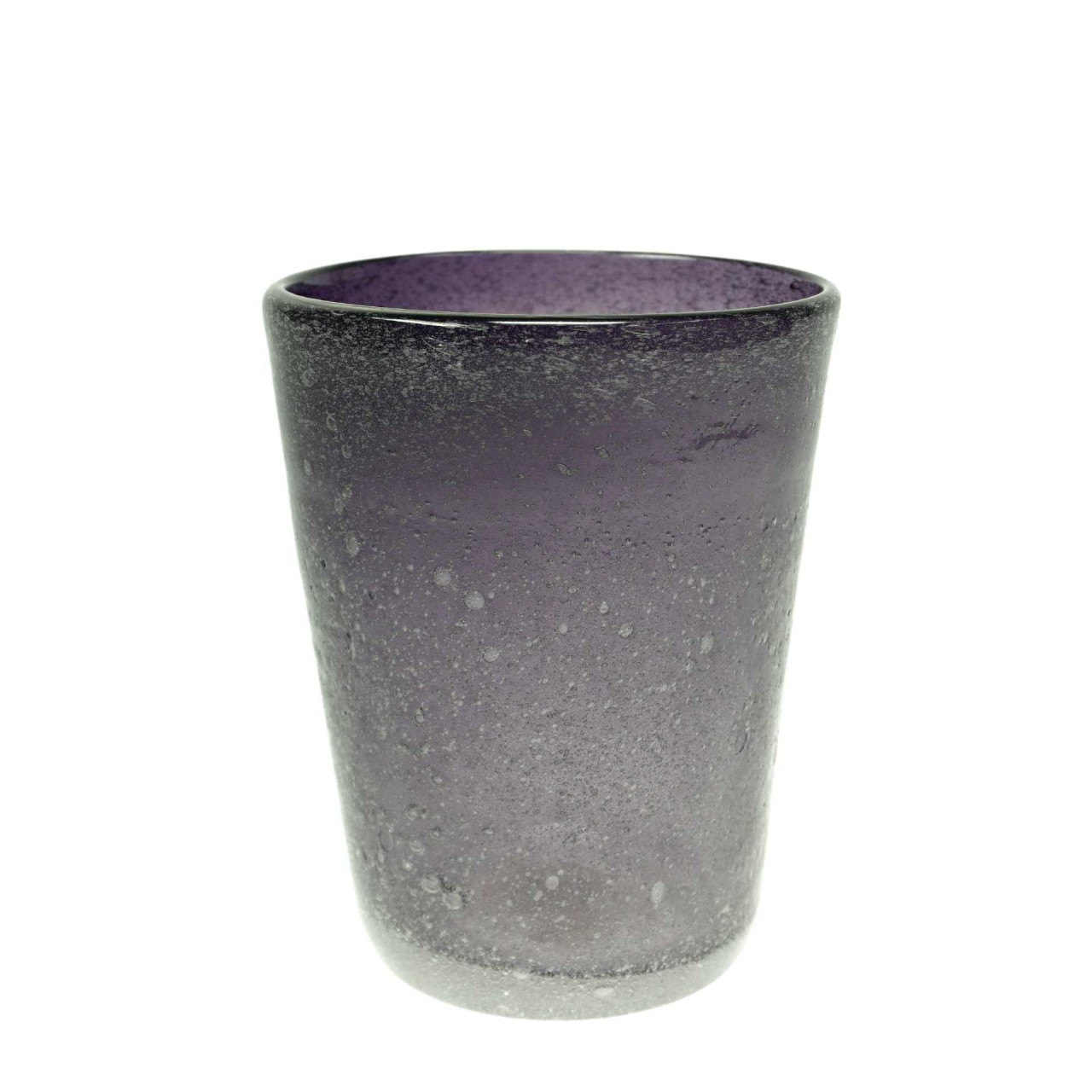 Trinkglas violett mundgeblasen 300ml