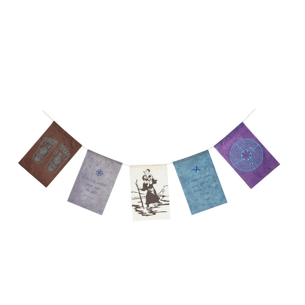 Fair-Trade Wunschfähnchen Lebensreise aus Nepal