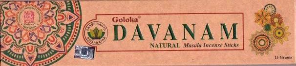 Goloka Natural Davanam Räucherstäbchen Indien