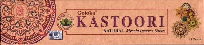 Goloka Natural Kastoori Räucherstäbchen Indien